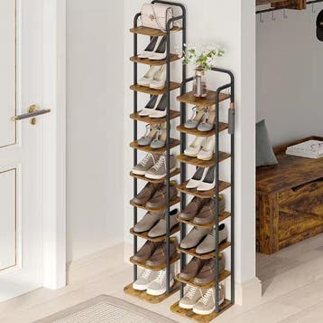Verticale Schoenenkast 10 Lagen – Smal Ruimtebesparend Rek, Huis en Inrichting, Kasten | Schoenenkasten, Verzenden, Nieuw