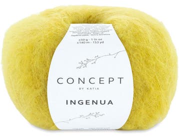 Katia Ingenua - 94 Geel - Mohair Garen, Ophalen of Verzenden, Nieuw