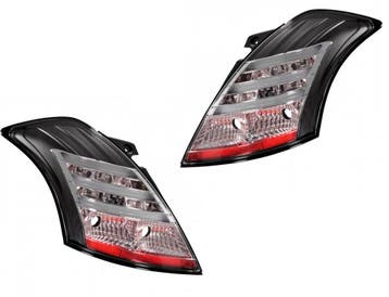 Achterlichten Suzuki Swift 2010- LED Zwart, Auto-onderdelen, Ophalen of Verzenden, Nieuw