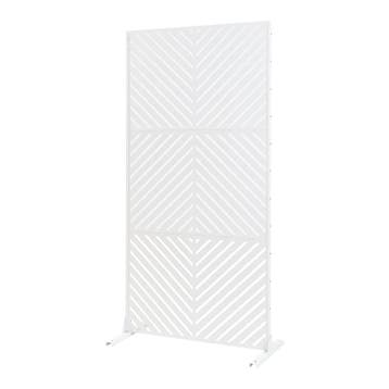 Scheidingswand Kekan wit 200x100x50 cm casa.pro, Verzenden, Nieuw