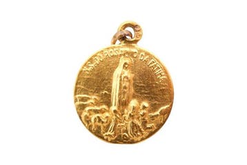 Hanger - 19.2 kt. Geel goud - Onze-Lieve-Vrouwe van Fatima