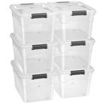 Opbergdoos / Opslagbox 60 L - Kunststof - 6-Delig - Incl. De, Huis en Inrichting, Verzenden, Nieuw