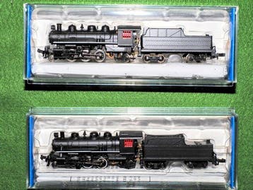 Bachmann N - 51598 - Stoomlocomotief (2) - 2 ongeschilderde, Hobby en Vrije tijd, Nieuw