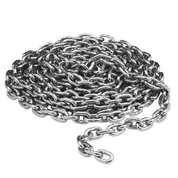 Ankerketting RVS 2-8mm-Ketting RVS, lengte 10 meter, schakel, Watersport en Boten, Ophalen of Verzenden, Nieuw