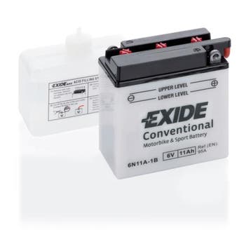 Exide Conventional 6V accu | 6N11A-1B | 12V 11Ah, Ophalen of Verzenden, Nieuw