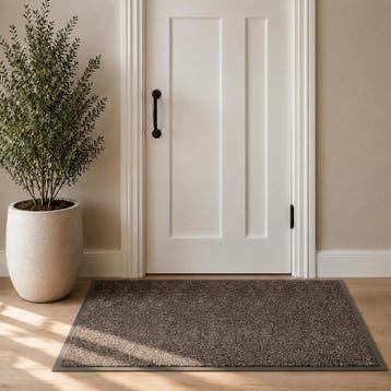 Schoonloopmat Future 90x150cm taupe, Verzenden, Nieuw