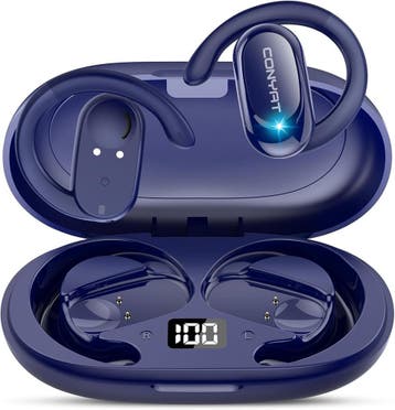 AI Vertaaloordopjes Blauw 58u Batterij - Deal -44%, Ophalen of Verzenden, Zo goed als nieuw, In oorschelp (earbud), Bluetooth