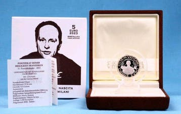 Vaticaan. 5 Euro 2023 Lorenzo Milani Proof (Zonder