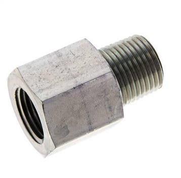 1/2 NPT x 1/2 NPT M/F Verzinkt Stalen Extension 345 Bar, Verzenden, Nieuw