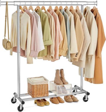 Kledingrek - met wielen - hoogte 161 cm en breedte 132 cm -, Huis en Inrichting, Verzenden, Nieuw