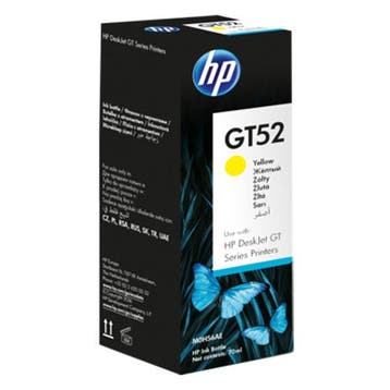 HP GT52 (M0H56AE) inktfles geel (origineel), Verzenden, Nieuw, Cartridge, HP