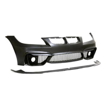 EVO 2 M3 Look Voorbumper Met Lip BMW E90 E91 05-08 B1950, Nieuw, Voor, BMW, Bumper