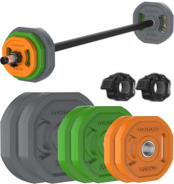 Tunturi Aerobic Pump Set, 20kg, Rubber, Verzenden, Nieuw