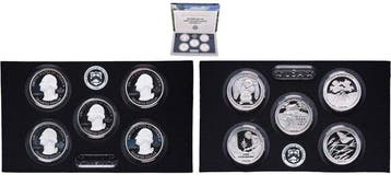 Verenigde Staten. ¼ Dollar Washington Quarter Set 2020 S