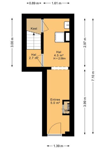 Te huur: Appartement Fnidsen in Alkmaar, Alkmaar, Noord-Holland, Appartement