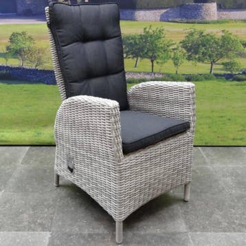 Riccione Menorca dining tuinset 150 cm rond verstelbaar, Ophalen of Verzenden, Nieuw, Wicker