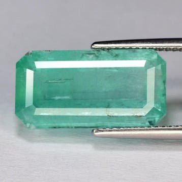 Zonder minimumprijs - 1 pcs Groen Smaragd - 13.20 ct -, Nieuw