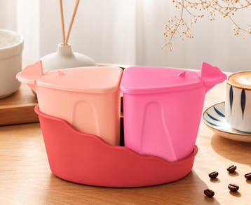 Tupperware Suiker en Melksetje 2 x 350ml / Suiker en Melkkan, BPA-vrij, Overige typen, Nieuw, Ophalen of Verzenden