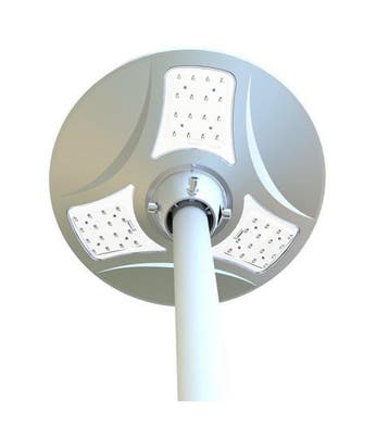 ACTIE  LED solar lantaarnpaal armatuur + zonnepaneel + a..., Nieuw