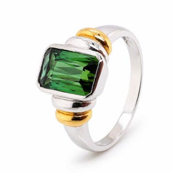 Zonder minimumprijs - Ring - 18 karaat Witgoud - 3.98ct. tw., Nieuw