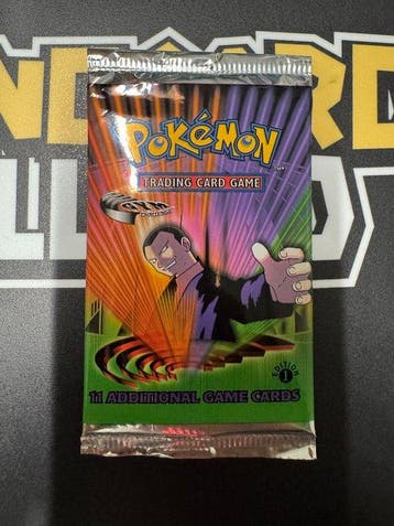 Pokémon - 1 Booster pack - Pokemon Gym Challenge 1st Edition, Nieuw