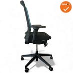 Gispen Zinn - 4D Armleggers - Zwart gestoffeerde zitting..., Werkplek, Ophalen of Verzenden, Gebruikt, Stoel