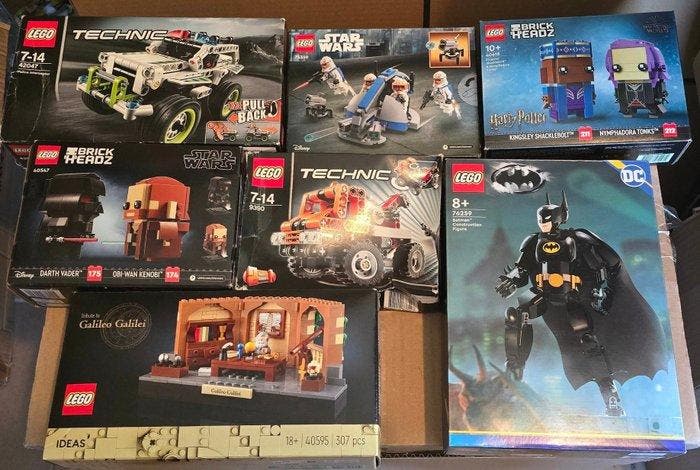 Lego Set - Technic, Star Wars, BrickHeadz, Harry Potter -, Kinderen en Baby's, Speelgoed | Duplo en Lego