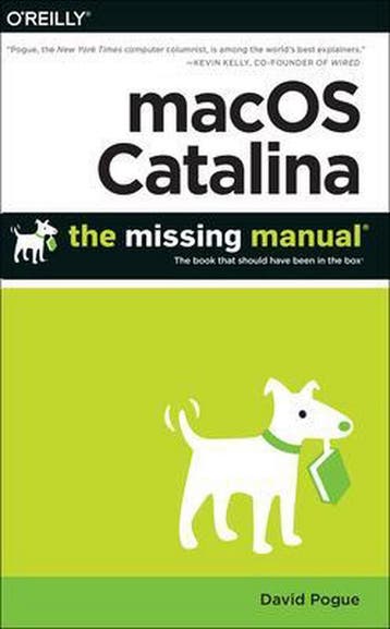 macOS Catalina The Missing Manual The Book That Should Have, Verzenden, Zo goed als nieuw, David Pogue