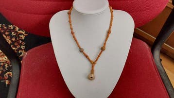 Oud-Egyptisch koraalkralen Beads, Coral (Zonder