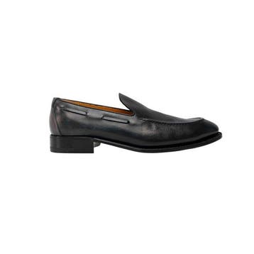 TESTONI - 8 UK - 42 IT - Piuma Loafer Shaded Calf Concrete, Nieuw