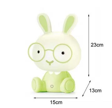 Konijn LED Nachtlampje Touch – Cartoon Bunny Lamp, Verzenden, Nieuw