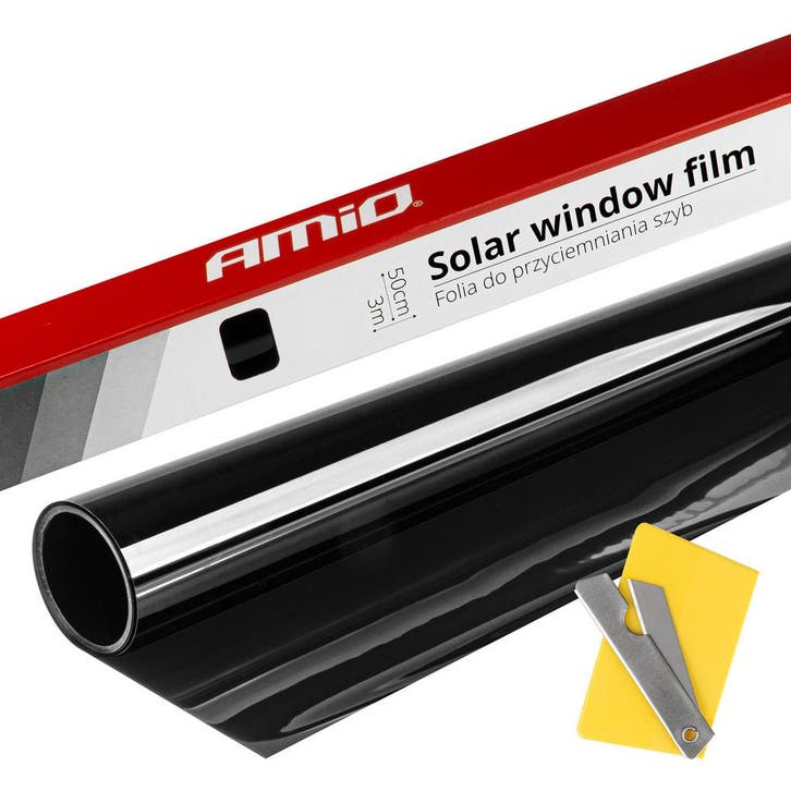 Solar Raamfolie Donker Zwart 15% - 0,5x3m, Auto diversen, Tuning en Styling, Verzenden