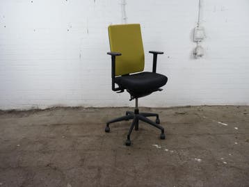 Tweedehands Bureaustoel Kinnarps – Olijfgroen, Zwart, Verzenden, Gebruikt, Bureaustoel