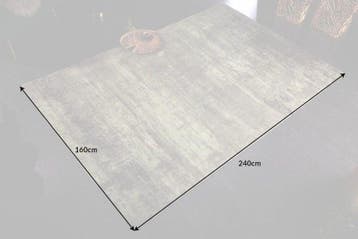 Vintage tapijt MODERN ART 240x160cm groen gewassen used look, Ophalen of Verzenden, Nieuw