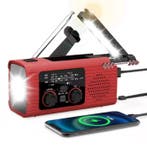 4000mAh Powerbank & Noodradio op Zonne-energie met Dynamo -, Verzenden, Nieuw, CHEGIT