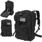 Survival rugzak - XL - MOLLE systeem - Zwart, Ophalen of Verzenden, Nieuw
