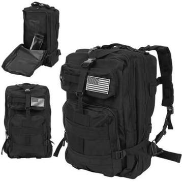 Survival rugzak - XL - MOLLE systeem - Zwart, Ophalen of Verzenden, Nieuw
