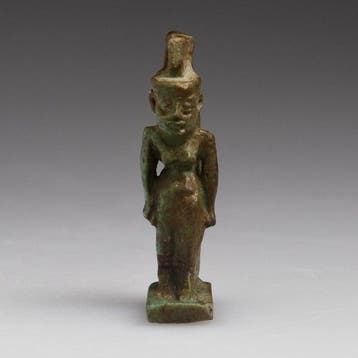 Oude Egypte, late periode Faience Amulet van Neith - 36 mm