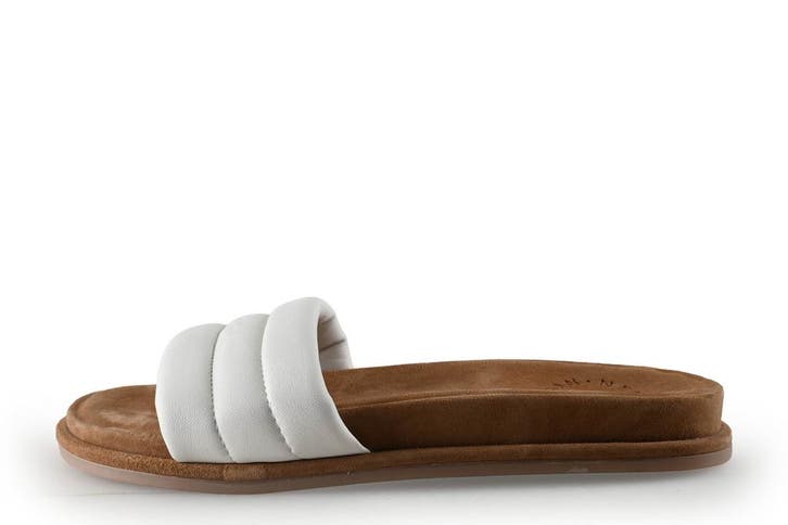 Nelson Slippers in maat 37 Wit, Kleding | Dames, Schoenen, Wit, Gedragen, Slippers, Verzenden