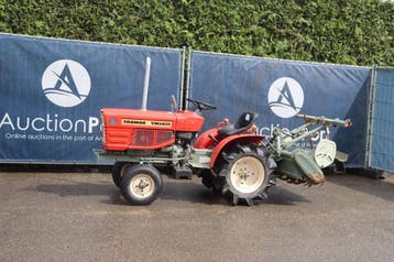 Veiling: Minitractor Yanmar YM1401 Diesel 14pk Met Grondfree, Gebruikt, Tot 2500, Tot 80 Pk, Ophalen