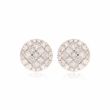Oorbellen - 18 karaat Geel goud - 1.45ct. tw. Diamant, Nieuw
