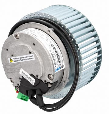 Brink Renovent HR Large motor revisie – R3G160-AD52-11, Zo goed als nieuw, Ventilator