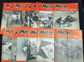 Het Nederlands Motorweekblad 'MOTOR' jaargang 1954, Verzenden, Gelezen, Algemeen