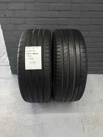 225/45/18 YOKOHAMA ADVAN SPORT 5,8MM 2 STUKS €120,- (0324), Auto-onderdelen, Banden en Velgen, Ophalen, 18 inch, Gebruikt, Band(en)