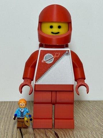 Fait maison - (MOC) Minifigure LEGO astronaute grand format, Nieuw
