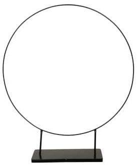 Metalen frame ring op voet dubbele poot zwart ø57,5x68,5 cm, Ophalen of Verzenden, Nieuw