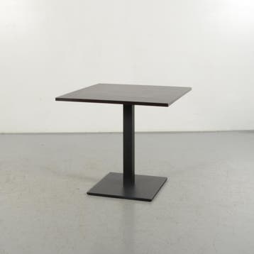 Kantinetafel Solidesk - 80 x 80 cm - Donker eiken blad, Ophalen of Verzenden, Nieuw in verpakking