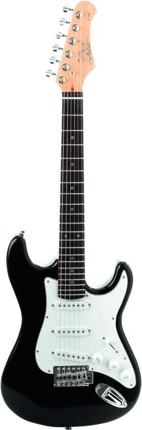 EKO S100 3/4 elektrische gitaar zwart, Verzenden, Nieuw