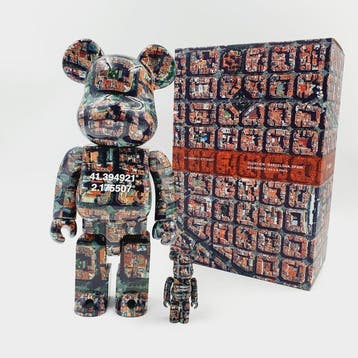 Medicom Toy x Benjamin Grant - Be@rbrick 400% 100% Barcelona