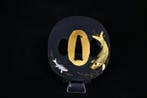 Sakudo Koi-karpers tsuba - shakudo - Japan - Meiji periode